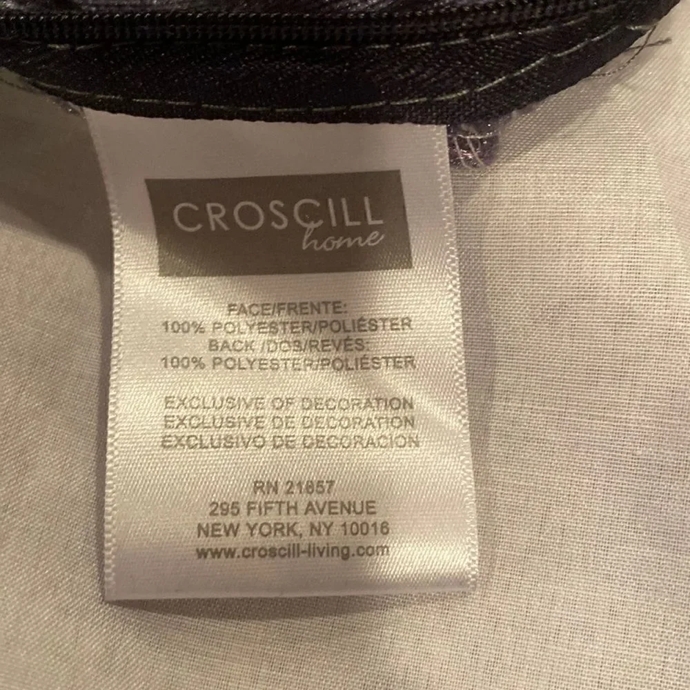 Croscill Home Pillow Shams Set Of 2 Bedding Throw Pillow Cover